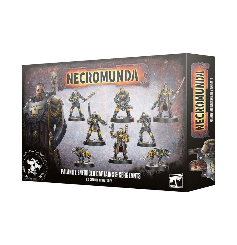 Warhammer Necromunda Palanite Enforcer Captians & Sergeants - Dispatches 26/09