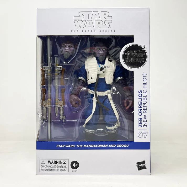Star Wars Black Series (Mandalorian & Grogu) Zeb Orrelios WHITE BOX