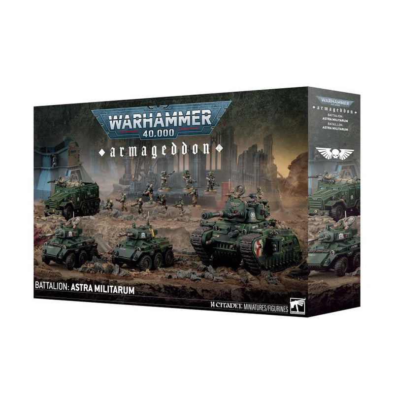 Warhammer 40,000 Armageddon Astra Miltarum Battalion ARRIVING SOON