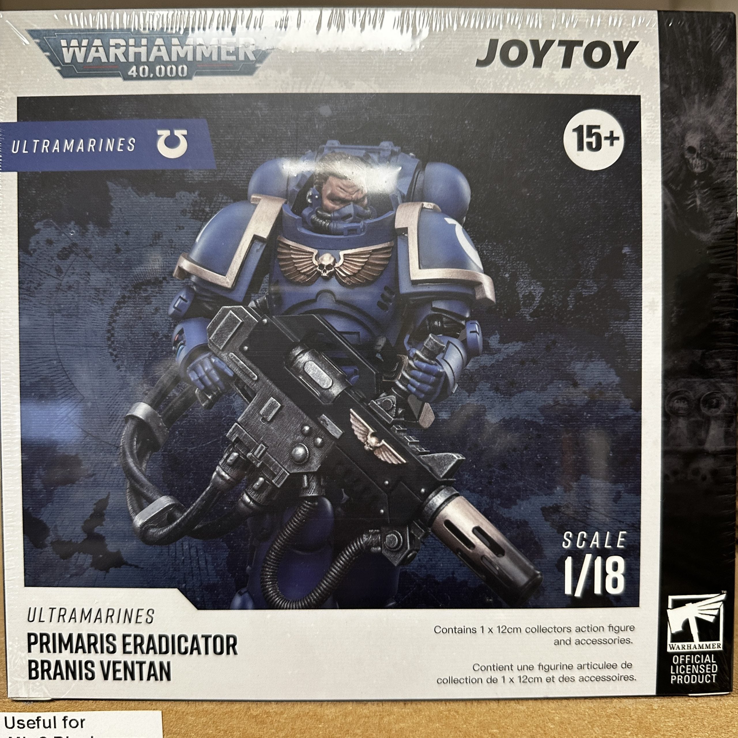 Warhammer 40k Action Figurine 1/18 Ultramarines Primaris Eradicator 2  Joytoy 12cm