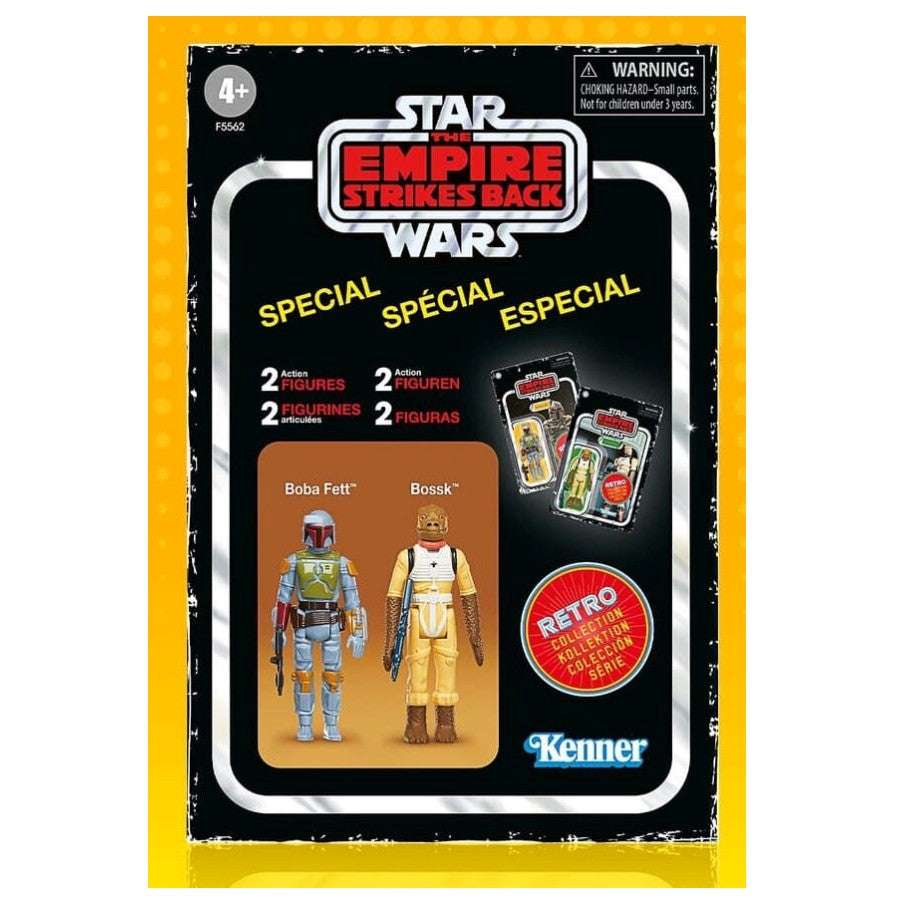 Star Wars Retro Collection Exclusive Boba Fett and Bossk 2 Pack