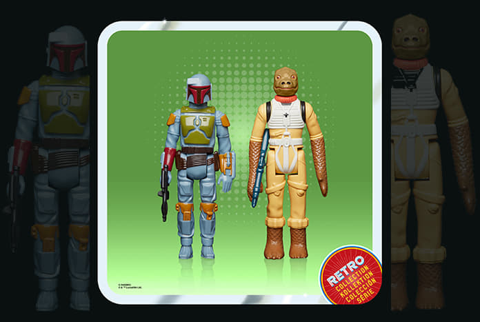 Star Wars Retro Collection Exclusive Boba Fett and Bossk 2 Pack