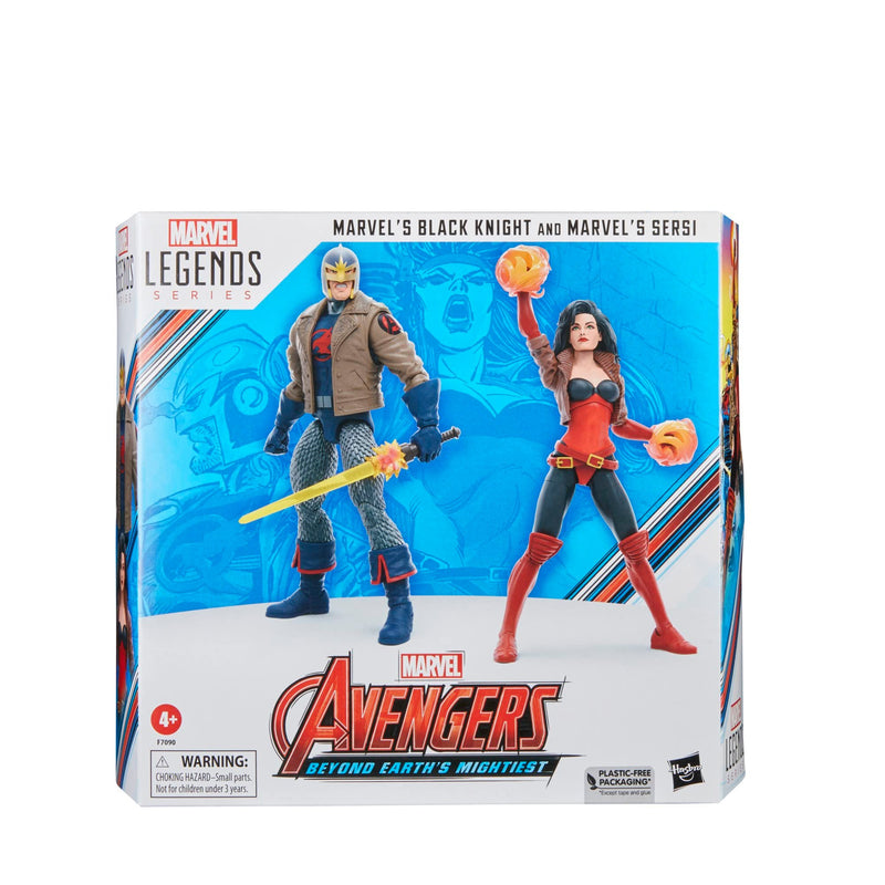 Marvel Legends Comic Black Knight and Sersi