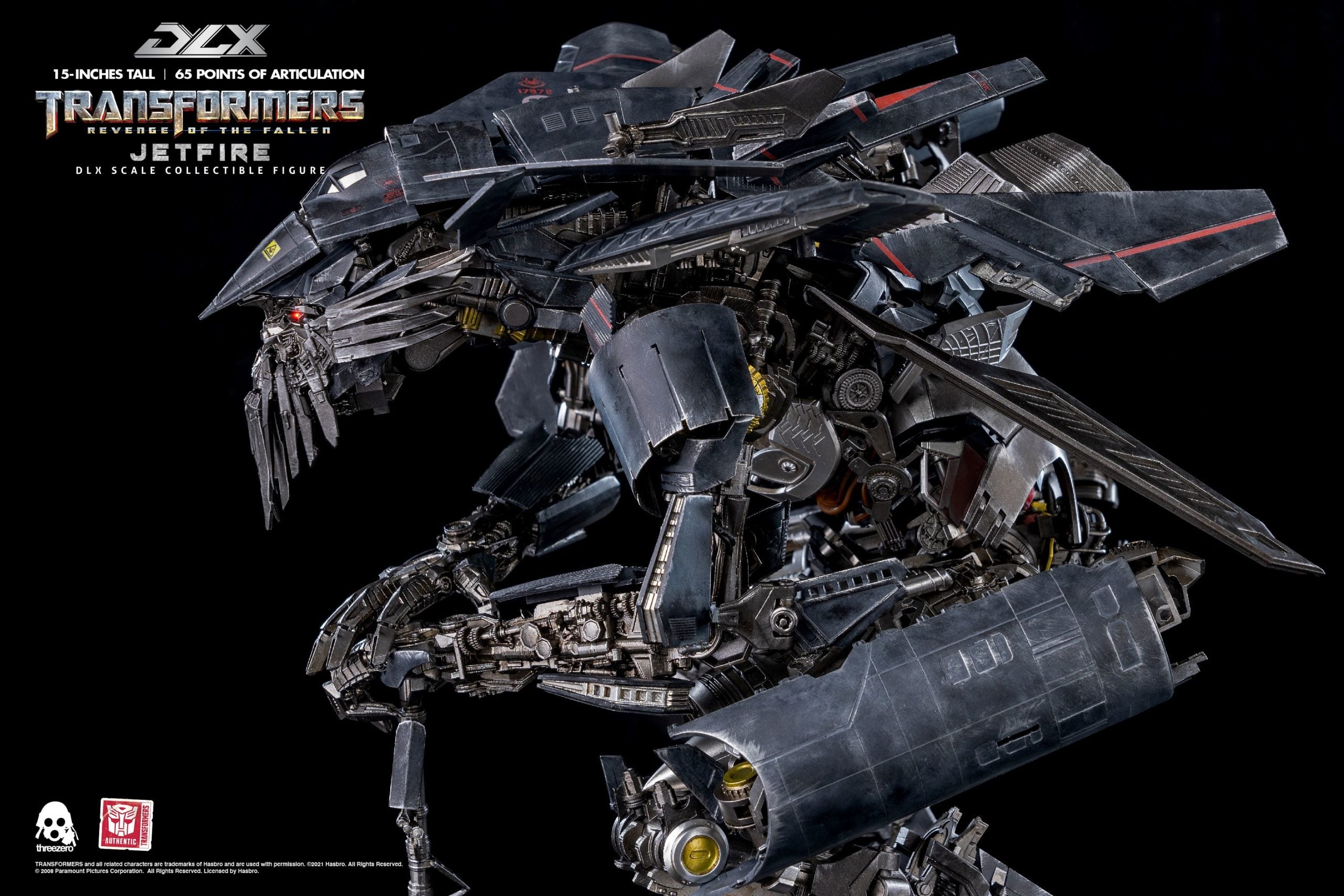 Threezero X Hasbro Transformers Revenge of  the Fallen Jetfire DLX Collectible Figure
