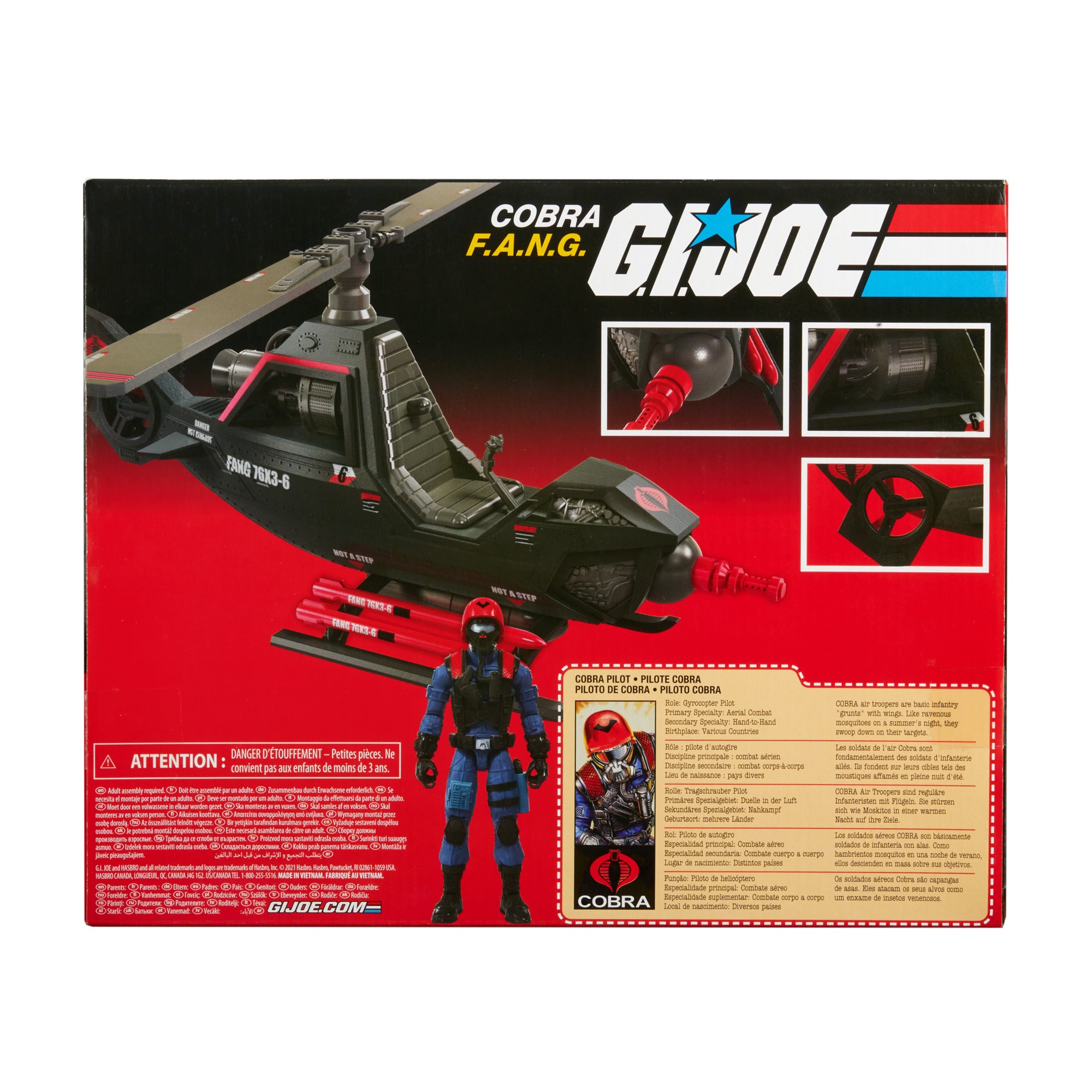 G.I. Joe Retro Cobra F.A.N.G and Pilot