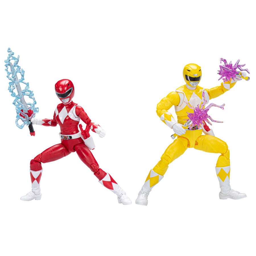 Power Rangers Lightning Collection Mighty Morphin Yellow & Red Ranger “Swap” 2-pack