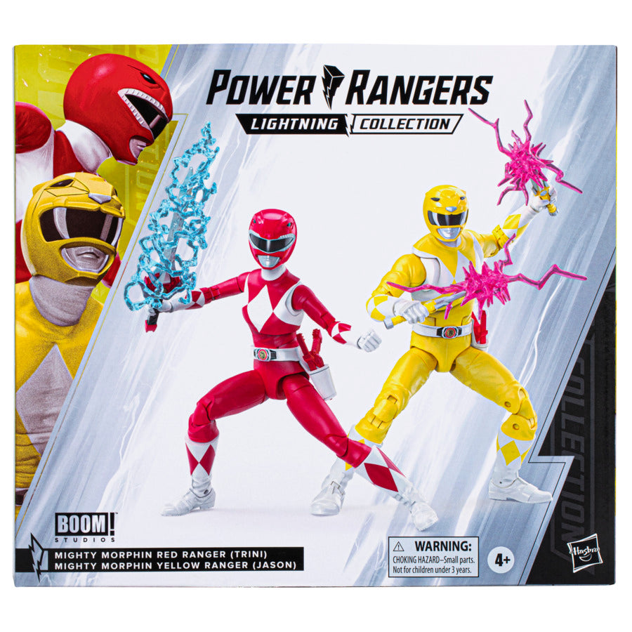 Power Rangers Lightning Collection Mighty Morphin Yellow & Red Ranger “Swap” 2-pack