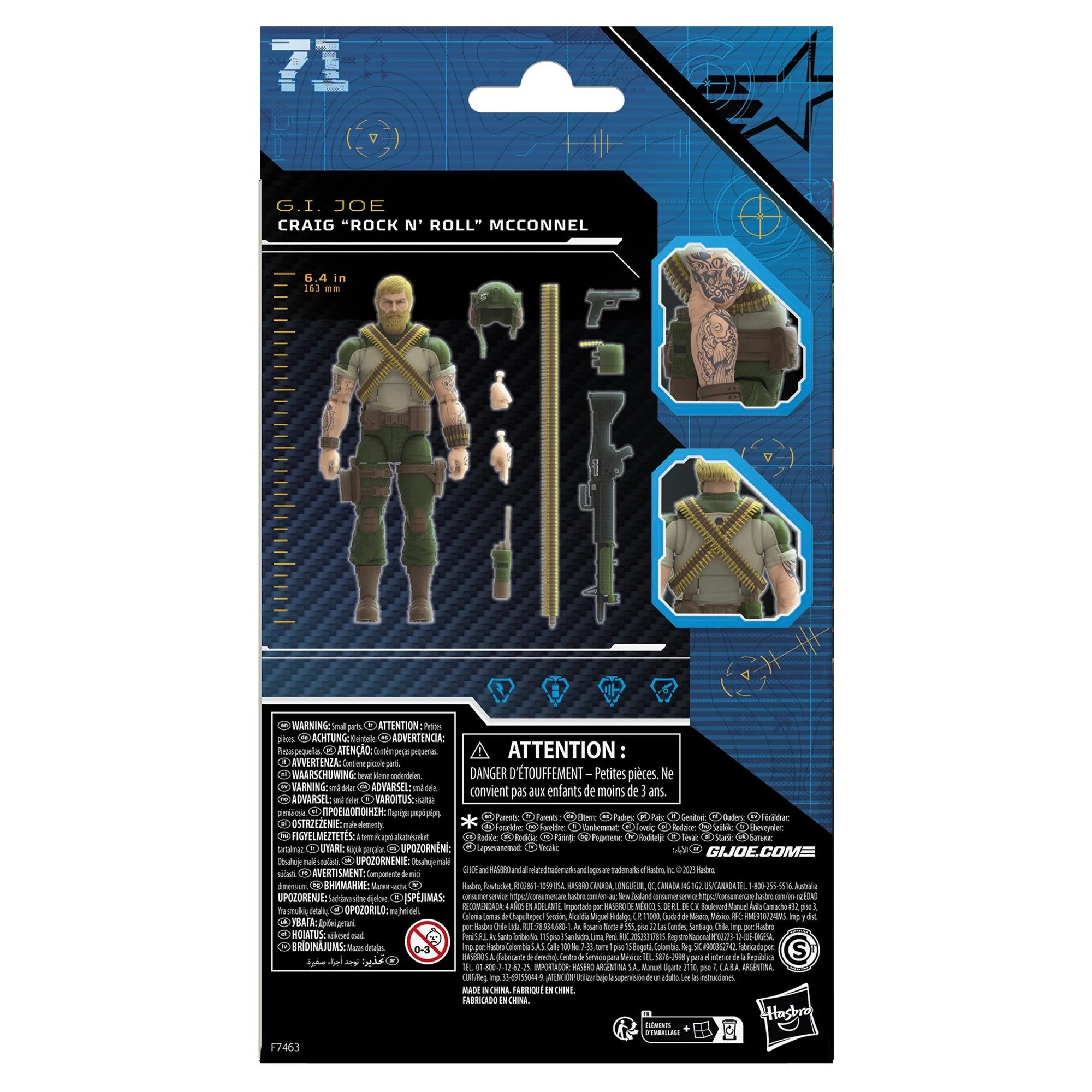 G.I. Joe Classified Series Craig “Rock ‘N Roll” McConnel NON MINT
