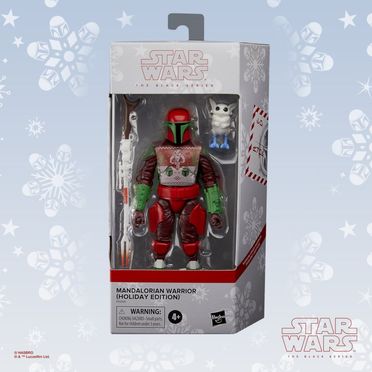 Star Wars Black Series Mandalorian Warrior Holiday Edition